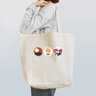 日下田の【まあるい花札】月花見 Tote Bag