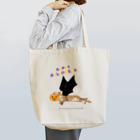梅みんつのハロウィン猫たまき トートバッグ