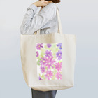 出虹の紫花火 Tote Bag