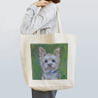 Akiyoのフィレンツェ画房 の犬・草原のヨークシャC1 トートバッグ