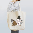 ボーイ君のお散歩のボーイ君〜福丸さん Tote Bag