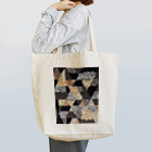 Sweet-Tの白黒スキームのドライフラワーアート写真 Tote Bag