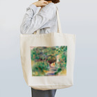 ART_collectionの「女性のガーデニングのある風景」ルノワール トートバッグ