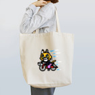 キャットＣのこうじょうけんがくのごきげんバイセコー Tote Bag