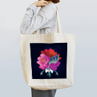 山茶花模様の山茶花模様イラストロゴ Tote Bag