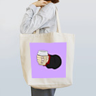 atelier_jhonのコーヒーカップを持つ手 トートバッグ