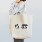 inletのモノクロver.inlet_cats sample No.2 Tote Bag