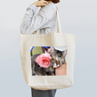 PhotoCollé フォトコラージュのRose cat  トートバッグ