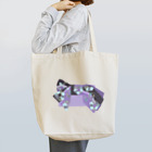 yacocoの帯柄 黒×紫 Tote Bag