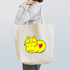 WataMayuroom☆の黄色い猫さん トートバッグ