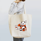 キッチュの パンダのおはなし　コーヒーいれよ！パンダとワニ Tote Bag