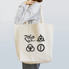 miniminiのfour symbols　 Tote Bag