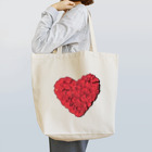 jhirataのBlooming Heart トートバッグ