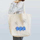  - Studio Opicon Store - のうたっておどる、青いネコ Tote Bag