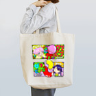 しろくろぷぅじぃのお菓子とぷぅじぃ Tote Bag