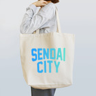 JIMOTO Wear Local Japanの仙台市 SENDAI CITY トートバッグ