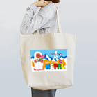 reshamfiririのネパールチャリティーグッズ03　ネパティーくん Tote Bag