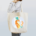 ペンギンパカリのペンギンTeaTime（グレー） Tote Bag