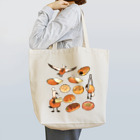 イケガメ シノのアカツクシガモのパン屋さん トートバッグ