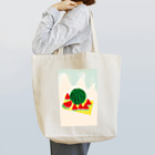 ジルトチッチのデザインボックスのビーチでスイカの夏の思い出 Tote Bag