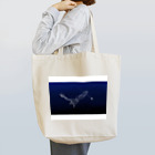 構造式の夜空を飛ぶ鳥 Tote Bag