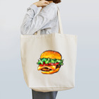 水彩イラストグッズのテイクアウトしたくなるハンバーガー Tote Bag