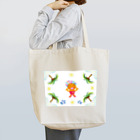 ジルトチッチのデザインボックスのハワイアンなクレコちゃんのヤシの木パラダイス Tote Bag