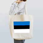 お絵かき屋さんのエストニアの国旗 トートバッグ