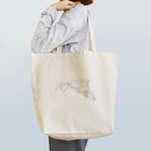 ぶるぅー.のシンプルなクジラ Tote Bag