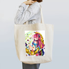 ぺちゃの ○。銀狐堂。○ の三日月仕掛け娘 人物カット版 Tote Bag