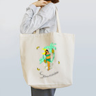 タイランドハイパーリンクス公式ショップのタイの妖怪「ナーンターニー」 WHITE Tote Bag