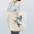 馬小屋の恐竜 Tote Bag