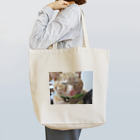 猫充商店のギリ起きてます。はく Tote Bag