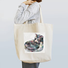 ま-と-いのはちわれキャット Tote Bag