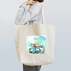 ストリートファッションはEighTwOne-821-(えいとぅーわん はちにーいち)のサーフプリントT Tote Bag