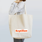 アメリカンベース のReptilian　ヒト型爬虫類　グッズ Tote Bag