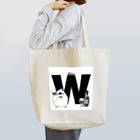 とりやのふくよかオカメのイニシャルグッズ【W】 Tote Bag