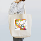 Pencil_VanillaのRabbit on the rainbow Tote Bag