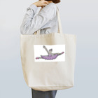 dkuru shopの紫色チュチュのバレリーナ トートバッグ