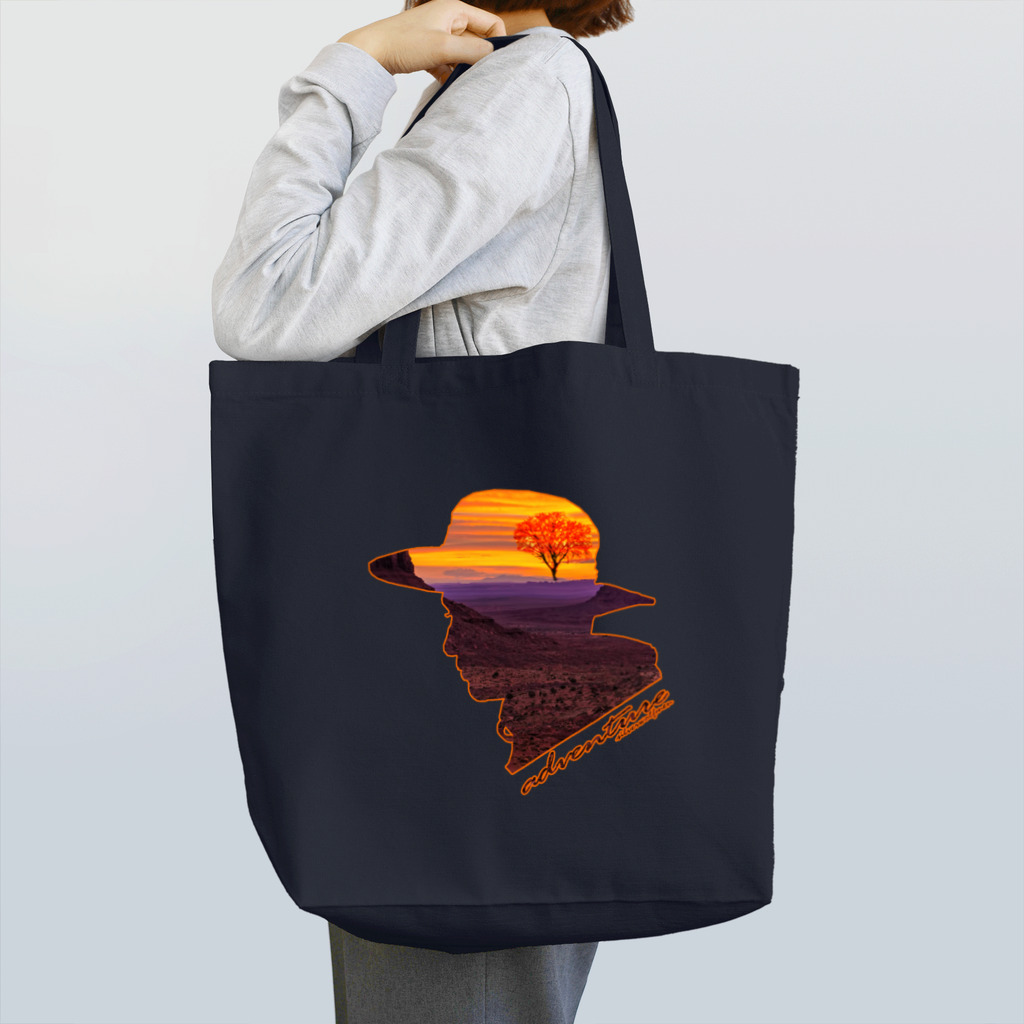 ＳＩＬＶＥＲＷＯＬＦＭＥＮmixculturedesinの２０１９－２月ＮＥＷ「アドベンチャー」 Tote Bag