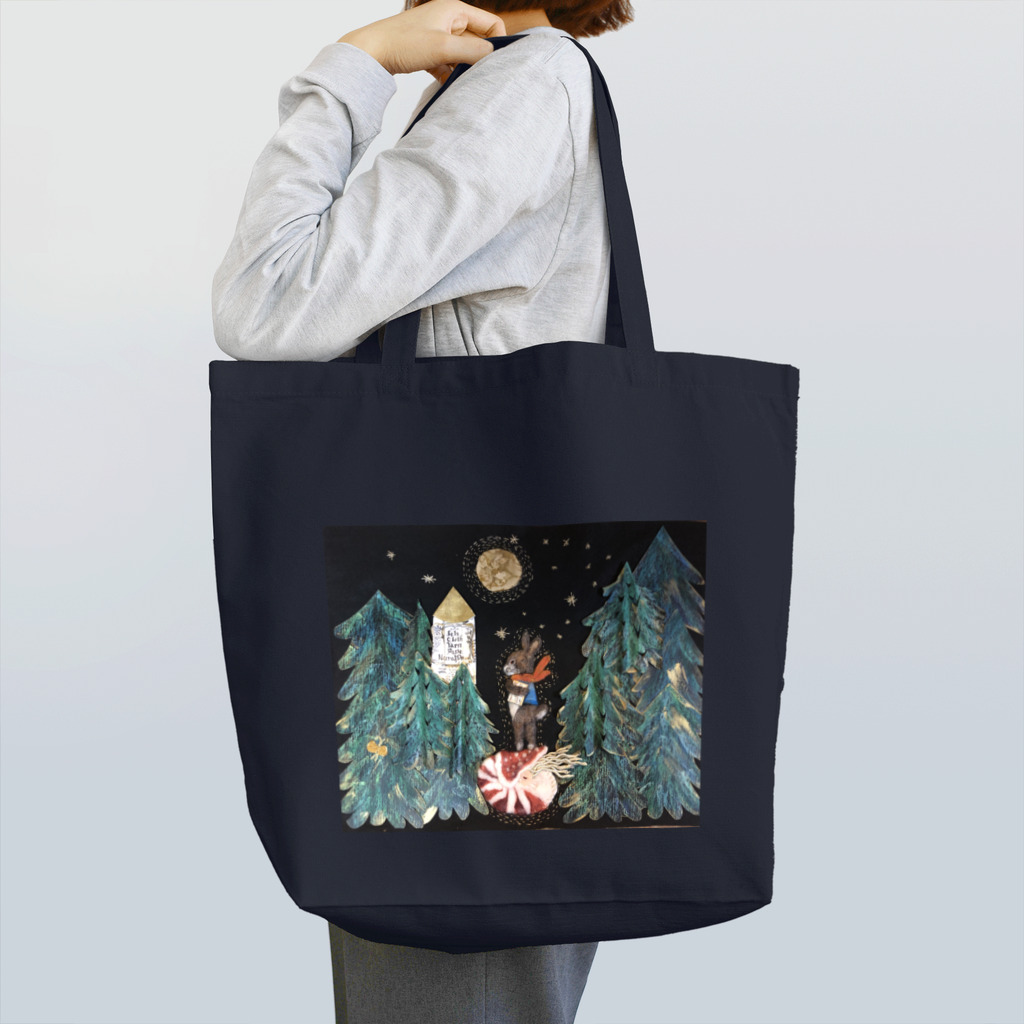 mannenRouの岬森のウサギ Tote Bag