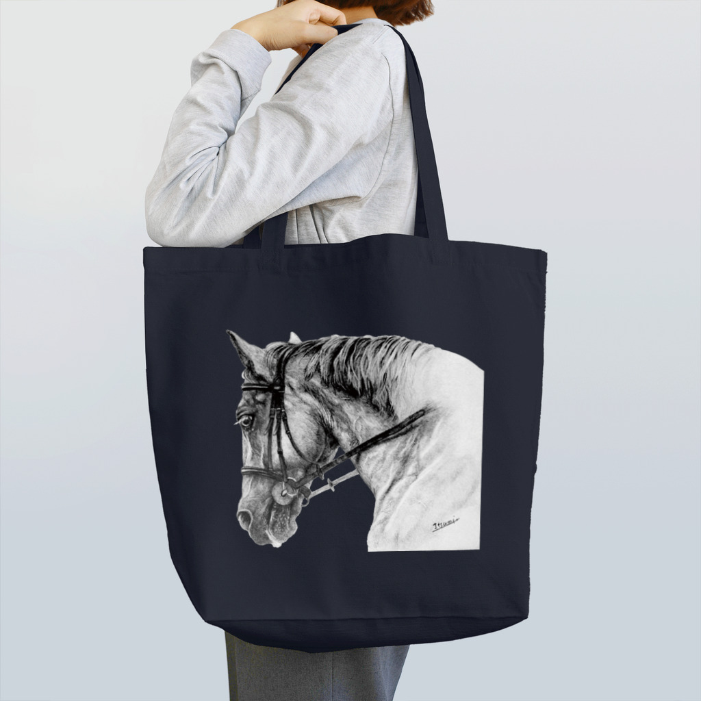 馬の絵の画家　斉藤いつみのがんばる馬トート Tote Bag