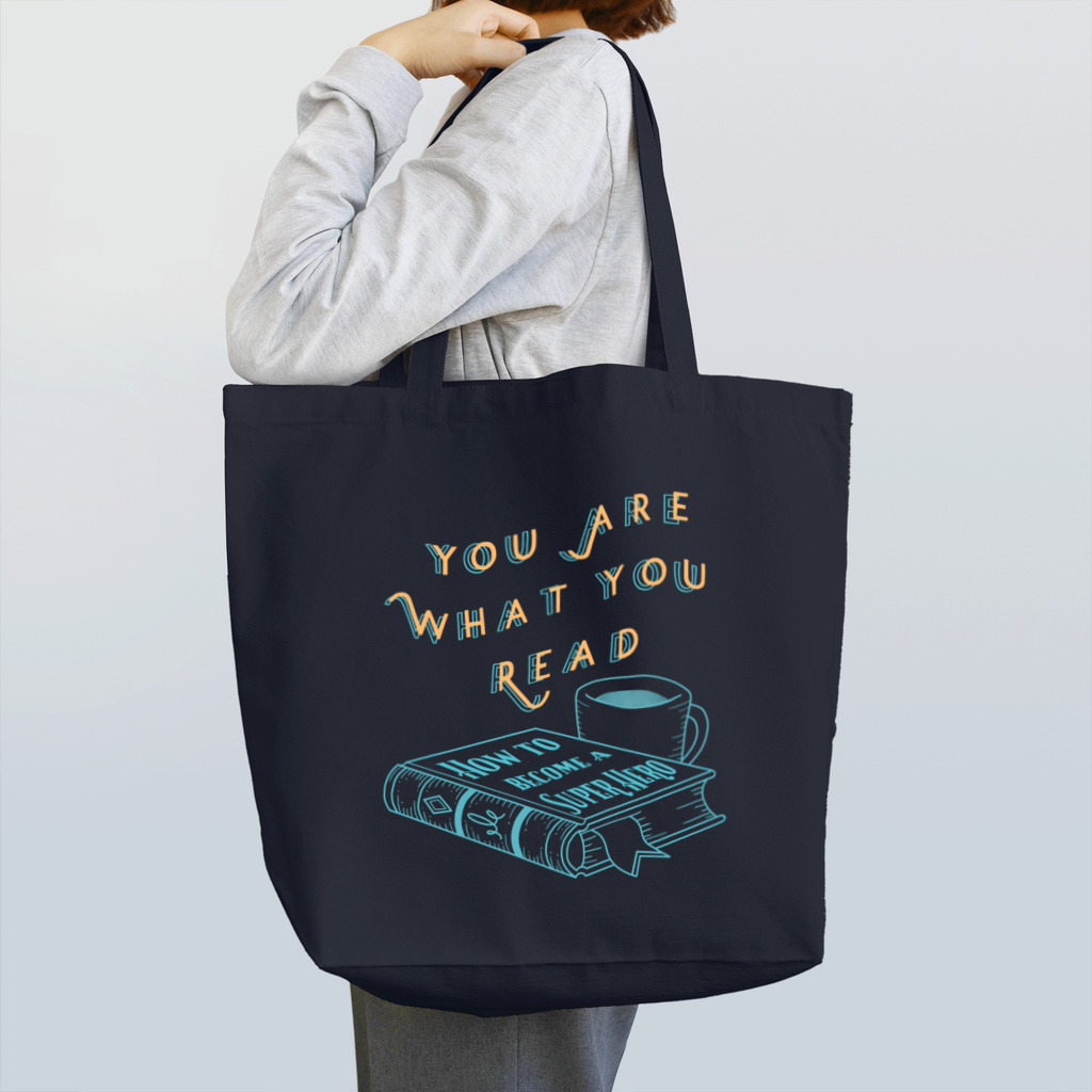 HELLO AND GOODBYEのBOOKWORM YELLOW Tote Bag