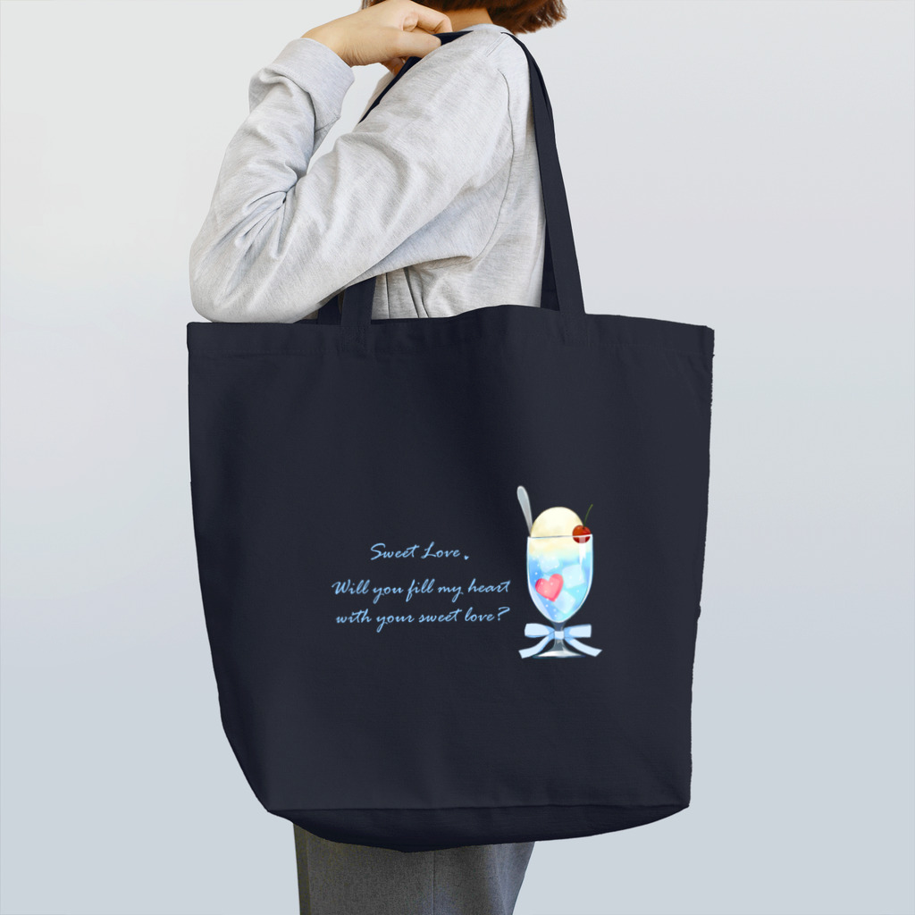 MORINOKIの青色クリームソーダバッグ Tote Bag