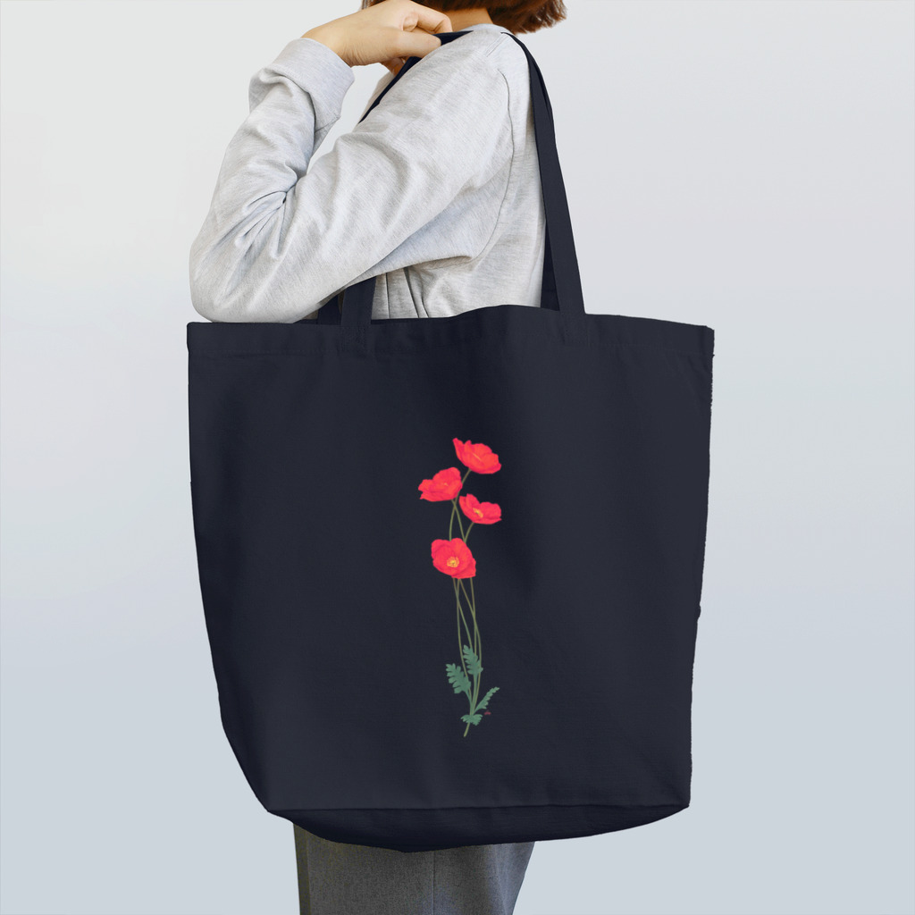 竹条いちいの憂いに手向けるポピー Tote Bag