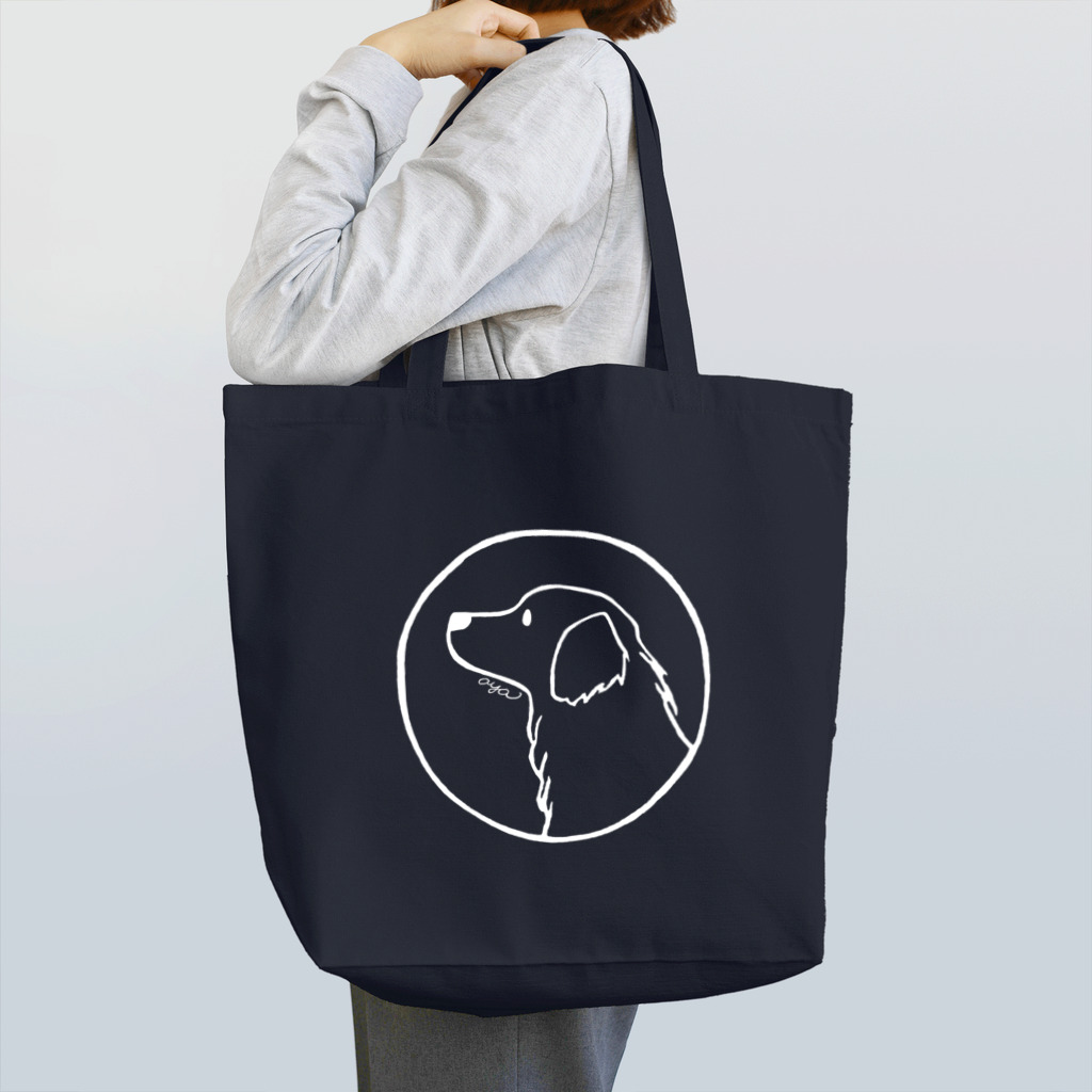 aya1のｺﾞｰﾙﾃﾞﾝ･ﾚﾄﾘｰﾊﾞｰ〈白線･円〉 Tote Bag