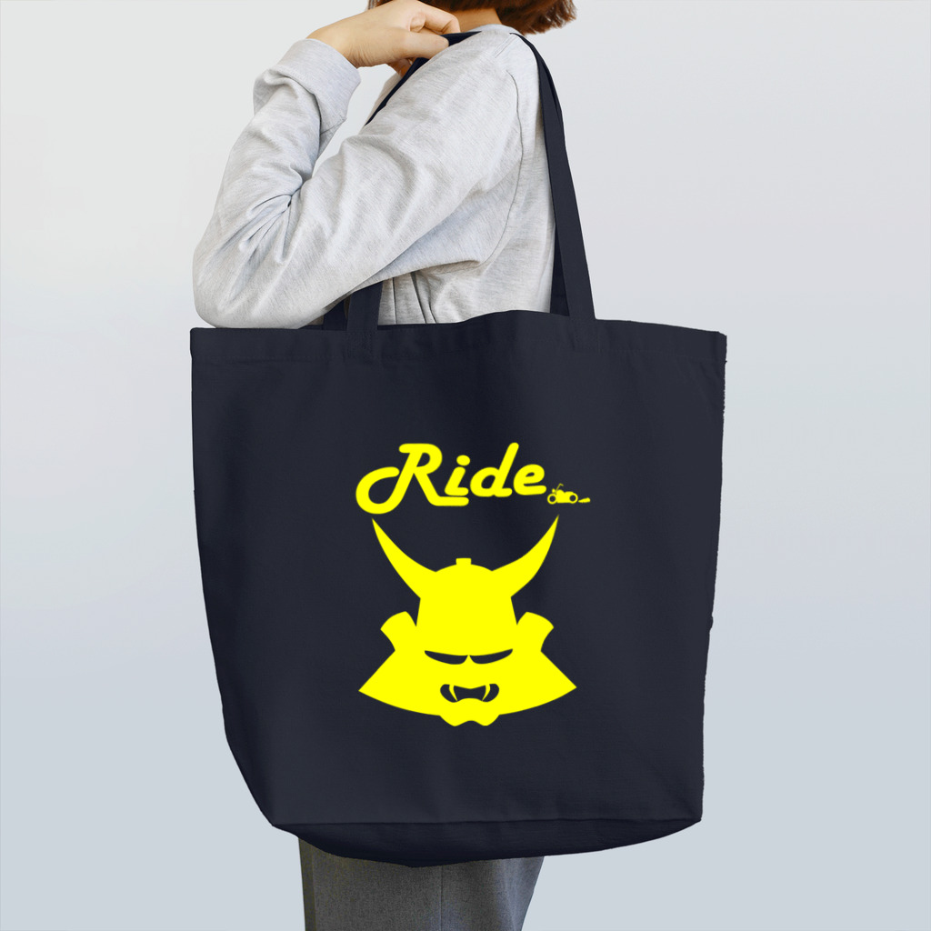 RAMUKiのRide兜（黄色） Tote Bag