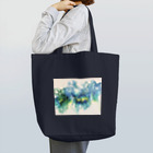 Akiyoのフィレンツェ画房 のブルーFluidFlowers2 トートバッグ