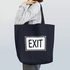 株式会社ノウト・デザイン分室のEXIT（濃色用） トートバッグ