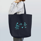 WAMI ARTの庭球蛙水色 Tote Bag